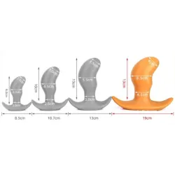 TheAssGasm Plug Pods XL 14 x 6.5cm Orange
